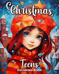 Cover image for Christmas Coloring Book for Teens