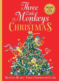 Cover image for Three Little Monkeys at Christmas: Book & CD