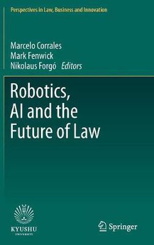 Cover image for Robotics, AI and the Future of Law