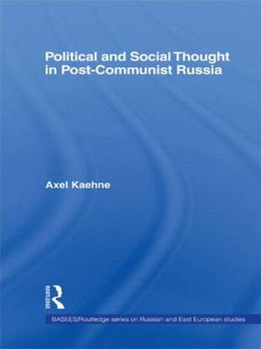 Cover image for Political and Social Thought in Post-Communist Russia