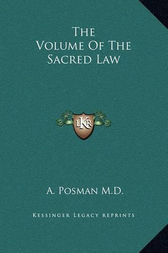 Cover image for The Volume of the Sacred Law