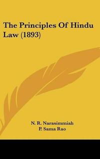 Cover image for The Principles of Hindu Law (1893)