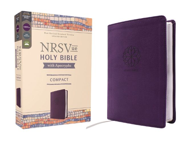 NRSVue, Holy Bible with Apocrypha, Compact, Leathersoft, Purple, Comfort Print