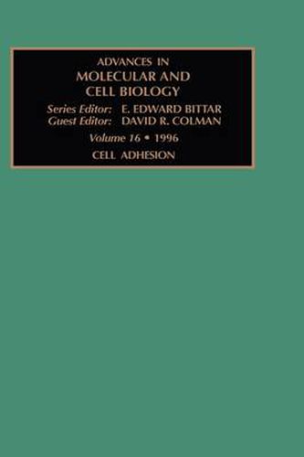 Cover image for Cell Adhesion