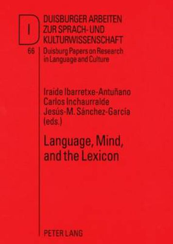 Cover image for Language, Mind, and the Lexicon