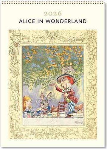 Cover image for Alice In Wonderland Medium Calendar 2026 (C-VE-D26-AW-M)