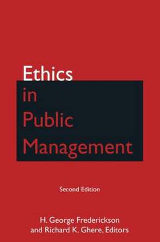 Cover image for Ethics in Public Management