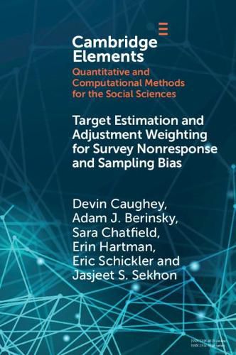 Target Estimation and Adjustment Weighting for Survey Nonresponse and Sampling Bias