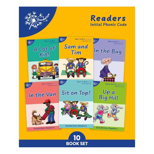 Cover image for Phonic Books Dandelion Readers Set 4 Units 1-10