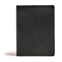 Cover image for CSB Tony Evans Study Bible, Black Genuine Leather, Indexed