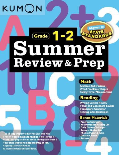 Cover image for Summer Review & Prep: 1-2