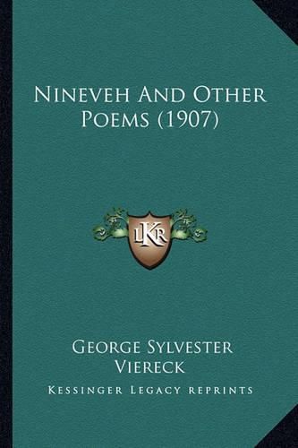 Cover image for Nineveh and Other Poems (1907) Nineveh and Other Poems (1907)