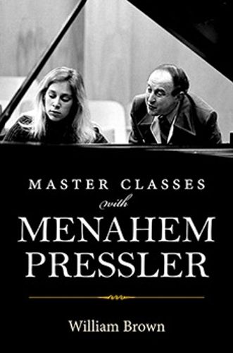 Cover image for Master Classes with Menahem Pressler