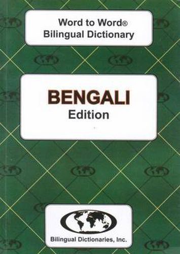 Cover image for English-Bengali & Bengali-English Word-to-Word Dictionary