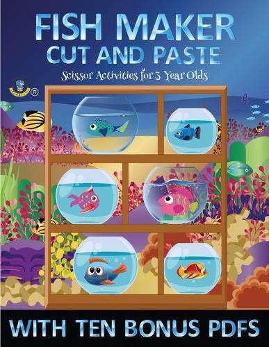 Cover image for Scissor Activities for 3 Year Olds (Fish Maker)