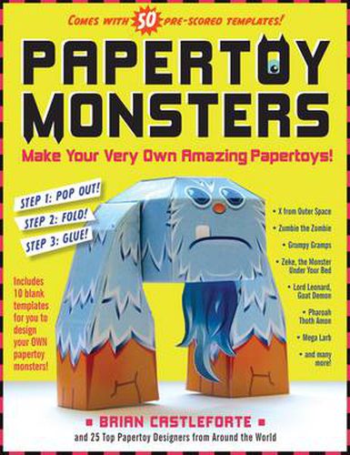 Cover image for Paper Toy Monsters: Make Your Very Own Amazing Paper Toys