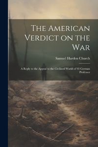 Cover image for The American Verdict on the War