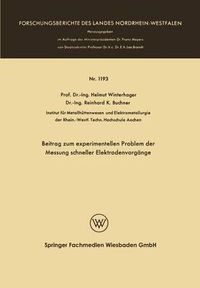 Cover image for Beitrag Zum Experimentellen Problem Der Messung Schneller Elektrodenvorgange