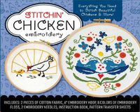 Cover image for Stitchin' Chicken Embroidery Kit