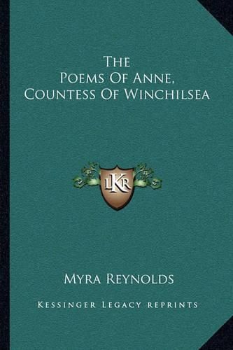 The Poems of Anne, Countess of Winchilsea