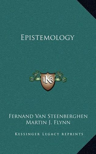 Cover image for Epistemology