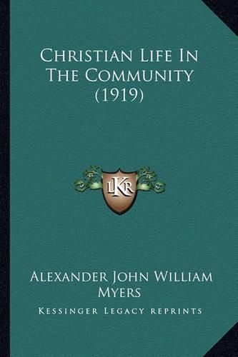 Christian Life in the Community (1919)