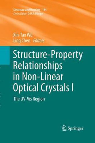 Cover image for Structure-Property Relationships in Non-Linear Optical Crystals I: The UV-Vis Region