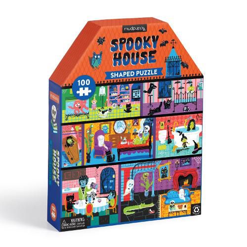 Spooky House 100 piece House-Shaped Puzzle