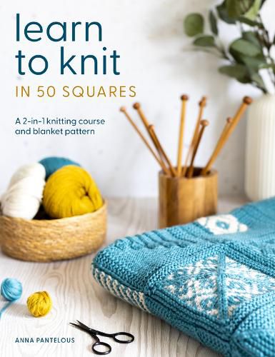 Cover image for Learn to Knit in 50 Squares