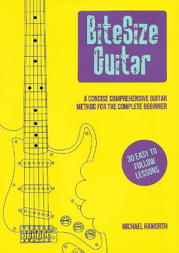 Cover image for BiteSize Guitar: 30 Easy to follow lessons