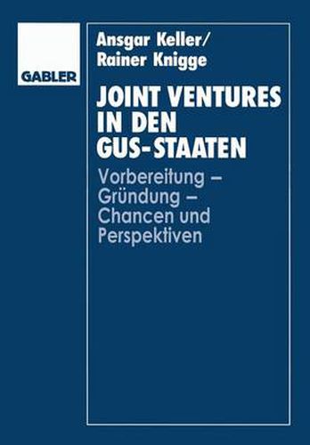 Cover image for Joint Ventures in den GUS-Staaten