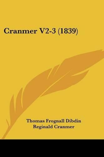 Cover image for Cranmer V2-3 (1839)