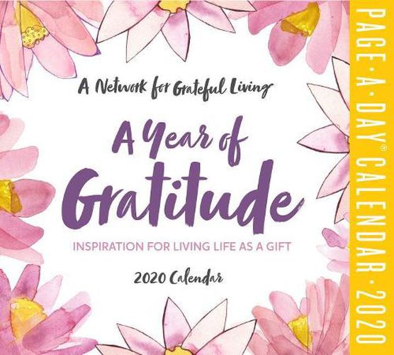 2020 a Year of Gratitude Page-A-Day Calendar