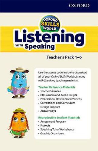 Cover image for Oxford Skills World: Listening with Speaking Teacher's Pack (includes material for all levels)