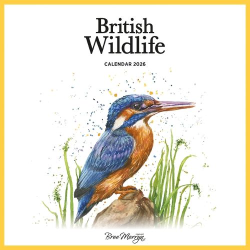 Cover image for 2026 Bree Merryn British Wildlife Wall Calendar