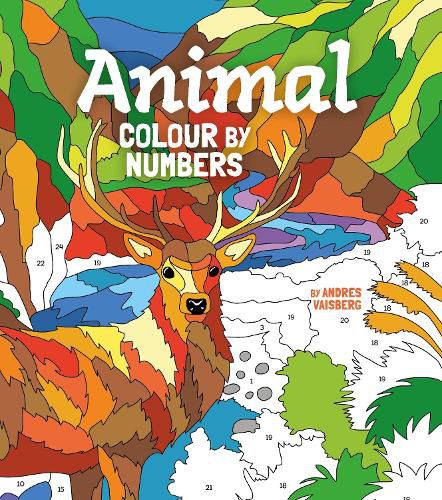 Cover image for Animal Colour by Numbers