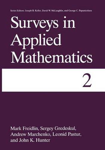 Cover image for Surveys in Applied Mathematics: Volume 2