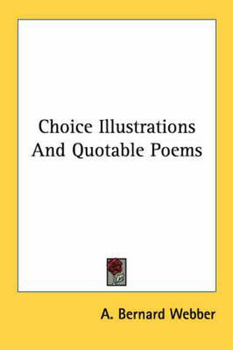 Cover image for Choice Illustrations and Quotable Poems