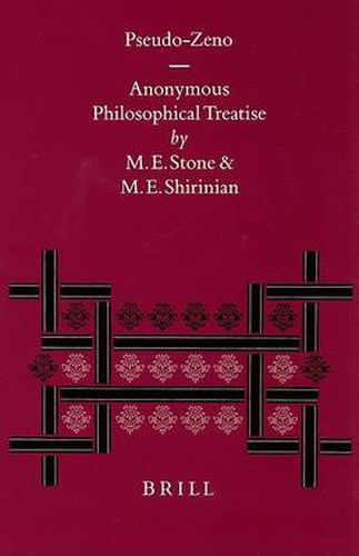 Cover image for Pseudo-Zeno: Anonymous Philosophical Treatise