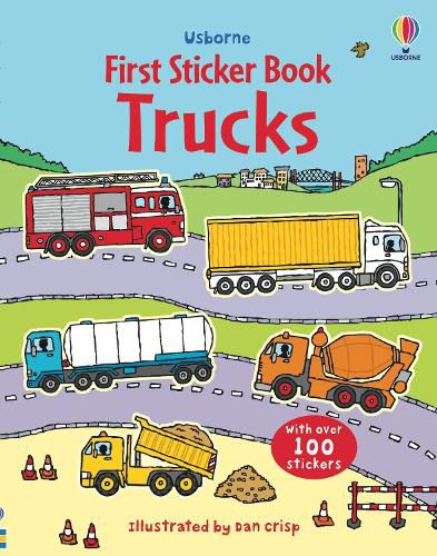 Cover image for First Sticker Book Trucks