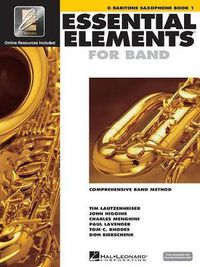 Cover image for Essential Elements for Band - Book 1 - Bari Sax: Comprehensive Band Method