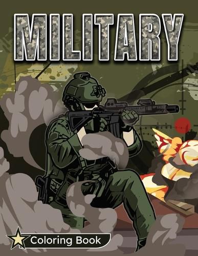 Cover image for Military Coloring Book