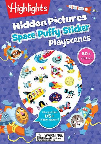 Cover image for Space Hidden Pictures Puffy Sticker Playscenes