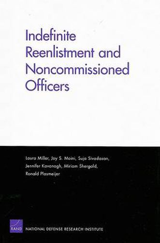 Indefinite Reenlistment and Noncommissioned Officers