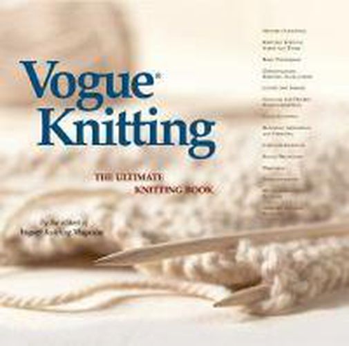 Cover image for Vogue Knitting: The Ultimate Knitting Book