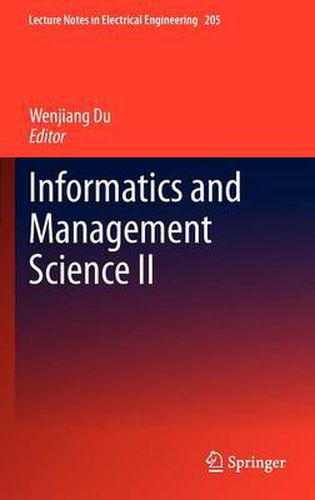 Cover image for Informatics and Management Science II