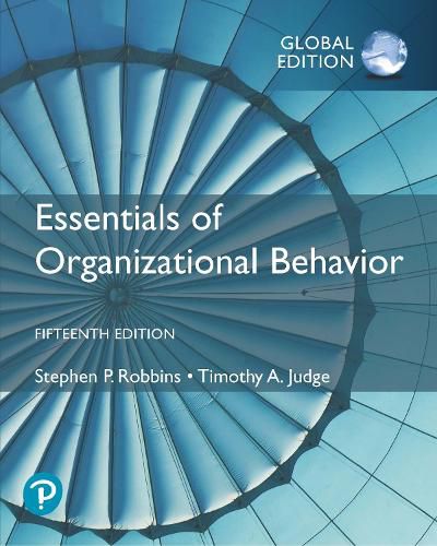 Cover image for Essentials of Organizational Behaviour, Global Edition