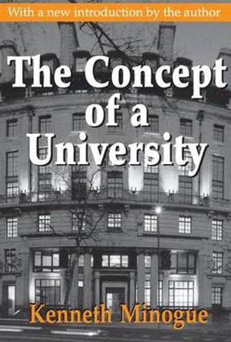 Cover image for The Concept of a University