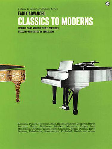 Cover image for Classics To Moderns: Early Advanced