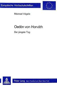 Cover image for Oedoen Von Horvath: -Der Juengste Tag-